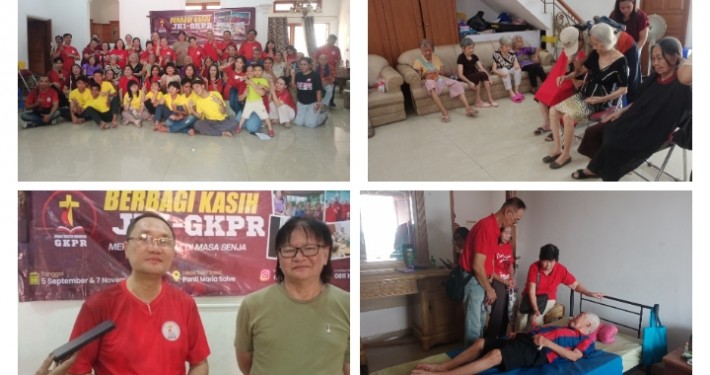 JKI-GKPR Gelar Bakti Sosial "Menjadi Berkat Di Usia Senja Bagi Lansia dan Anak Panti"
