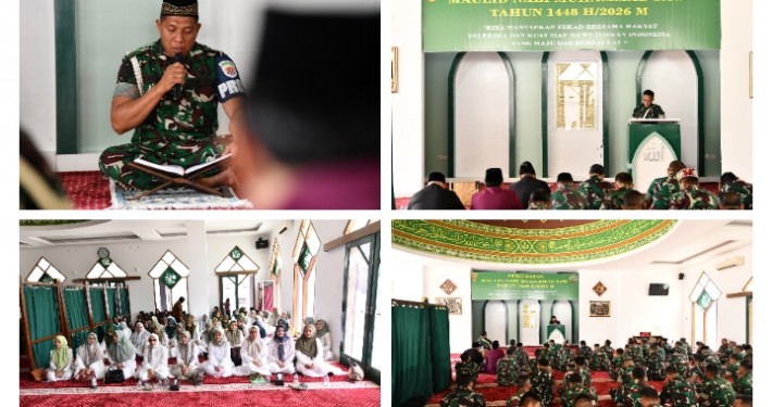 Pusterad Peringati Maulid Nabi Muhammad SAW, Perkuat Keteladanan Dan Pengabdian