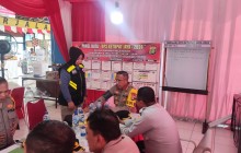 Pemeriksaan kesehatan kepada anggota TNI/Polri dan petugas instansi terkait dalam Ops Ketupat Jaya 2